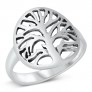 Bague mixte Arbre de vie en Argent 925