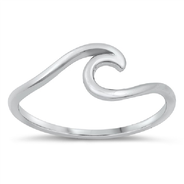 Bague mode Vague en Argent 925