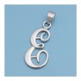 Pendentif initiale Lettre E argent 925