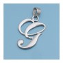 Pendentif initiale Lettre G argent 925