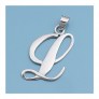 Pendentif initiale Lettre L argent 925