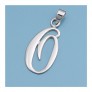 Pendentif initiale Lettre O argent 925