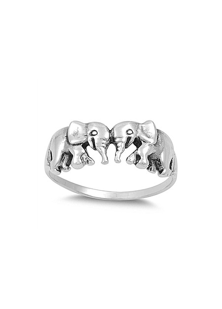 Bague mixte éléphant Argent 925