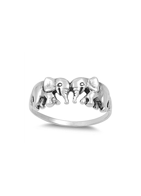 Bague mixte éléphant Argent 925