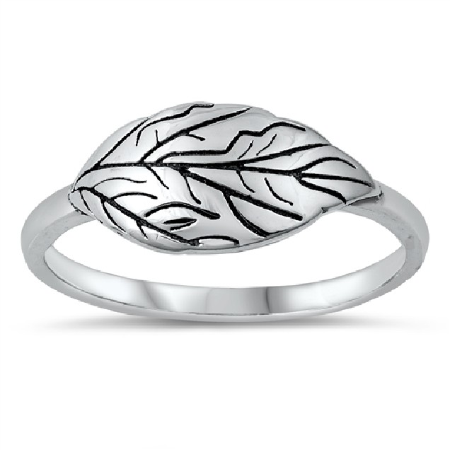 Bague Feuille rétro Argent 925