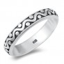 Bague anneau moderne design Argent 925