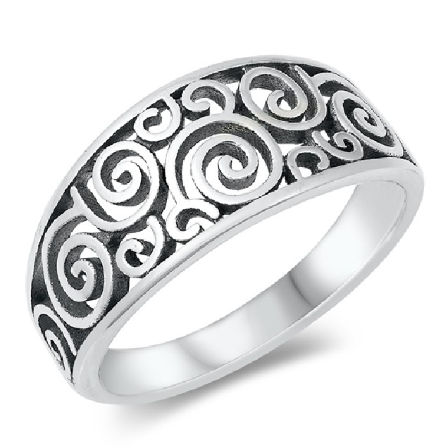 Bague Spirale Argent 925