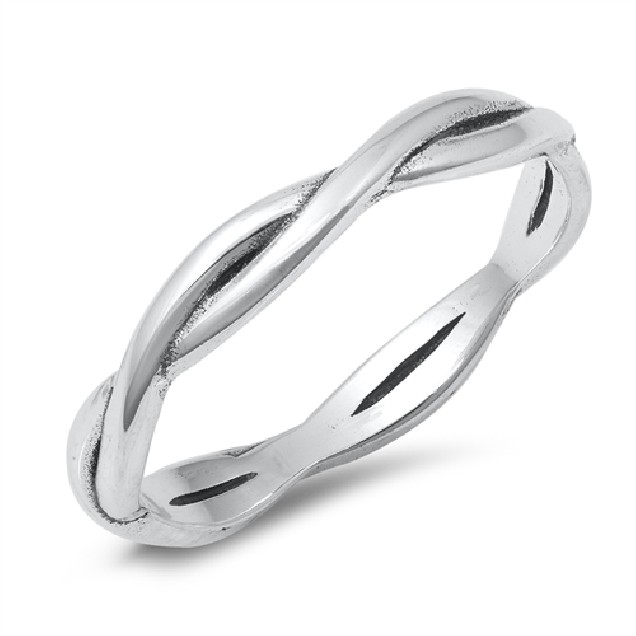 Bague Anneau tressé Argent 925