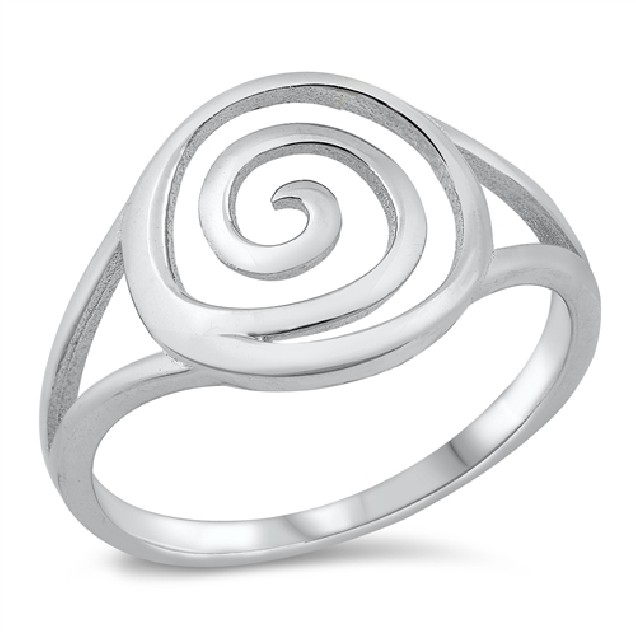 Bague Spirale en Argent 925