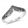 Bague en V Arabesques Argent 925