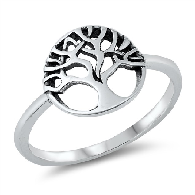 Bague symbole Arbre de vie en Argent 925