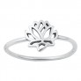 Bague Fleur de lotus en Argent 925