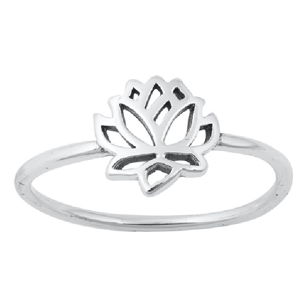 Bague Fleur de lotus en Argent 925