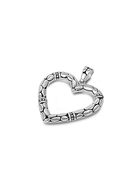 Pendentif Cœur Ethnique argent 925