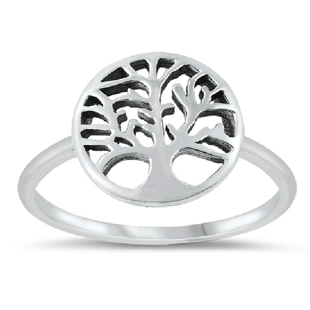 Bague Arbre de vie en Argent Massif