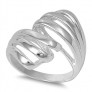 Bague Large ouverte forme Design Argent 925