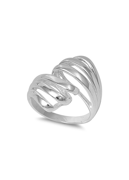 Bague Large ouverte forme Design Argent 925