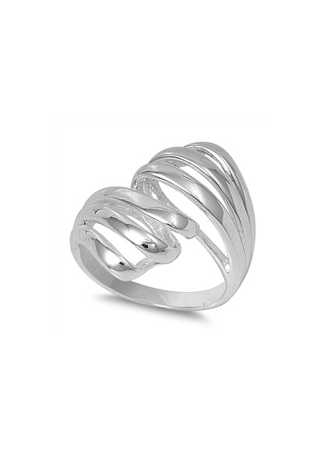 Bague Large ouverte forme Design Argent 925