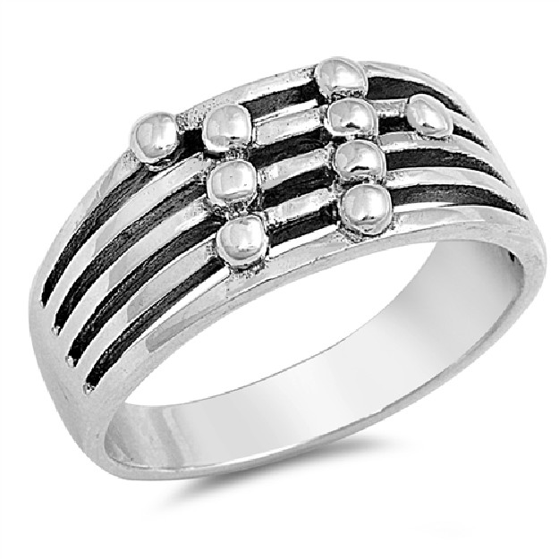 Bague originale & moderne en Argent 925