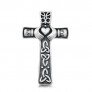 Pendentif Croix de Claddagh en Argent 925