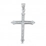 Pendentif Croix en Argent 925 orné de zirconiums