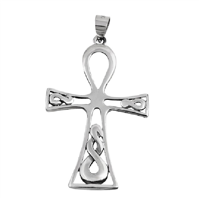 Pendentif Croix & Infini en Argent 925