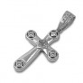 Pendentif Croix en Argent 925 orné d'un zirconium