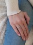 Bague ouverte double Noeuds en Argent 925