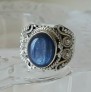 Bague en Argent 925 ornée Kyanite Bleue - TAILLE 53