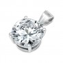 ELEGANT PENDENTIF ARGENT 925 ORNE ZIRCONIUM