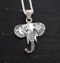 PENDENTIF mixte Tête d'éléphant argent 925