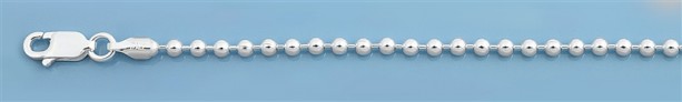 Chaine femme maille Boule 2,5 MM argent 925