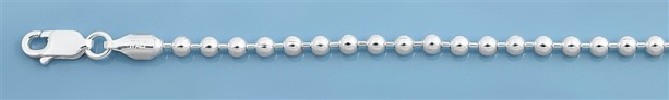 Chaine mixte maille Boule 3 MM argent 925