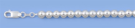 Chaine collier Boule 6 MM argent 925