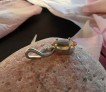Pendentif de créateur Orné d'une Citrine en Argent 925