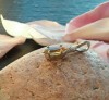 Pendentif de créateur Orné d'une Citrine en Argent 925