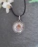 PENDENTIF POISON / BOITE A SECRET EN ARGENT 925 & CITRINE