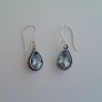 Boucles d'oreilles Goutte ornées Topaze Argent 925