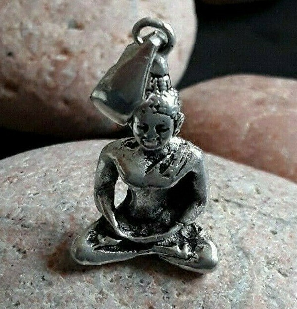 PENDENTIF MIXTE BOUDDHA Argent 925