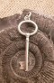 Joli Pendentif mixte Clef Porte Bonheur Argent 925