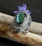 Superbe Bague GRENOUILLE ornée Nacre Abalone ARGENT 925 - TAILLE 57