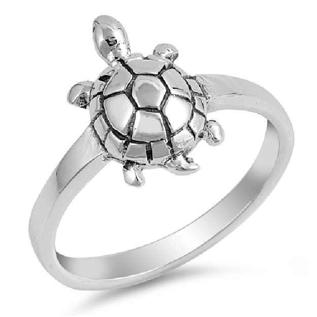 Bague Tortue en Argent 925