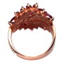 Bague de créateur en Vermeil ornée de Grenats Rhodolites