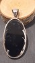 PENDENTIF ARGENT 925 & NACRE BLEUE