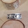 Bague Anneau Eléphant en Argent 925- 8 MM