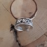 Bague Anneau Eléphant en Argent 925- 8 MM