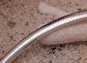 Collier cable maille Omega 6 mm argent 925