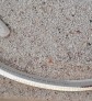Collier cable maille Omega 8 mm argent 925