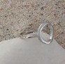 Bague Femme mode cercle Argent 925