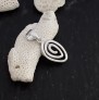 PENDENTIF mixte Spirale argent 925